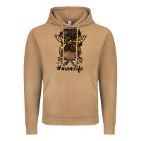 Vintage Camel afro messy bun mom life Vintage Hoodie - HRA Design Shop