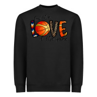 Black for the love of the game basketball Heavyweight Sweatshirt - CowhideDigitalArt