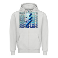Dove Grey mom of both boys Zipper Hoodie - MaliasSmallBusiness