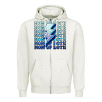Oatmeal Heather mom of both boys Zipper Hoodie - MaliasSmallBusiness