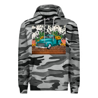 Slate Camo western farm truck cactus and sunflowers Premium Hoodie - Jasminsmagicworld
