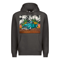 Smoke western farm truck cactus and sunflowers Premium Hoodie - Jasminsmagicworld