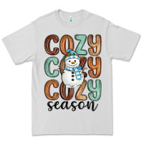 Dove Grey cozy season snowman Premium Tee - MaliasSmallBusiness