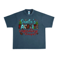 Midnight Navy santa s favorite respiratory therapist Urban Heavy Tee - JahusDesignShop