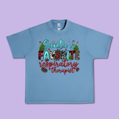 Santa S Favorite Respiratory Therapist Urban Heavy Tee Designed By Jahusdesignshop