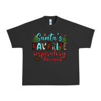 Pigment Black santa s favorite respiratory therapist Urban Heavy Tee - JahusDesignShop