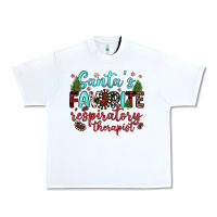 White santa s favorite respiratory therapist Urban Heavy Tee - JahusDesignShop