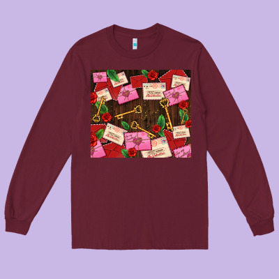 Love Letters Tumbler Long Sleeve Tee Designed By Adodesignshop