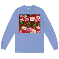 Colony Blue love letters tumbler Long Sleeve Tee - AdoDesignShop
