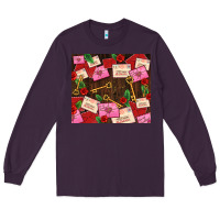 Plum love letters tumbler Long Sleeve Tee - AdoDesignShop