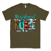 Army Green registered nurse Classic Tee - BundleAndBundleShop