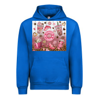 Cobalt cafecito y chisme with leopard tumbler tbs Urban Hoodie - TumblerDesignByShophia