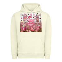 Pigment Pistachio cafecito y chisme with leopard tumbler tbs Urban Hoodie - TumblerDesignByShophia