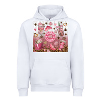 White cafecito y chisme with leopard tumbler tbs Urban Hoodie - TumblerDesignByShophia