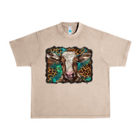 French Oak Christmas background baby calf Urban Heavy Tee - BarkalooDesign