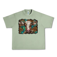 Christmas Background Baby Calf Urban Heavy Tee | Teevron