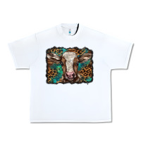 White Christmas background baby calf Urban Heavy Tee - BarkalooDesign
