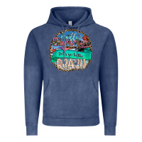 Vintage Denim Hello Summer Let's Go To The Beach Vintage Hoodie - SublimationCraftShop