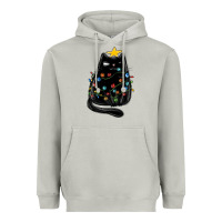 Moon Dust christmas cat with lights Heavyweight Hoodie - MaliasSmallBusiness