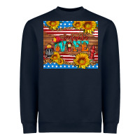 American Flag Firefighter Wife Heavyweight Sweatshirt | Teevron