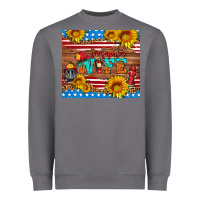 Storm american flag firefighter wife Heavyweight Sweatshirt - HRA Design Shop