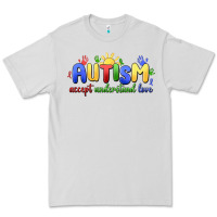 Dove Grey autism accept understand love Premium Tee - MaliasSmallBusiness
