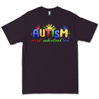 Plum autism accept understand love Premium Tee - MaliasSmallBusiness
