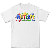 White autism accept understand love Premium Tee - MaliasSmallBusiness