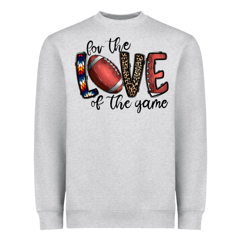 For The Love Of The Game Football Heavyweight Sweatshirt by CowhideDigitalArt | Teevron