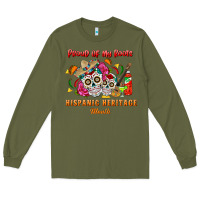 Army Green proud of my roots Long Sleeve Tee - BundleAndBundleShop