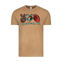 Vintage Camel peace love football Vintage Tee - CowhideDigitalArt