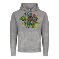Cloud Rock western sunflower Vintage Hoodie - JahusDesignShop