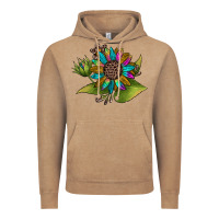 Vintage Coffee western sunflower Vintage Hoodie - JahusDesignShop