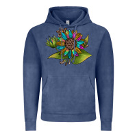 Vintage Denim western sunflower Vintage Hoodie - JahusDesignShop
