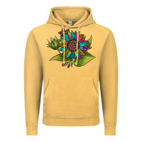 Vintage Mustard western sunflower Vintage Hoodie - JahusDesignShop