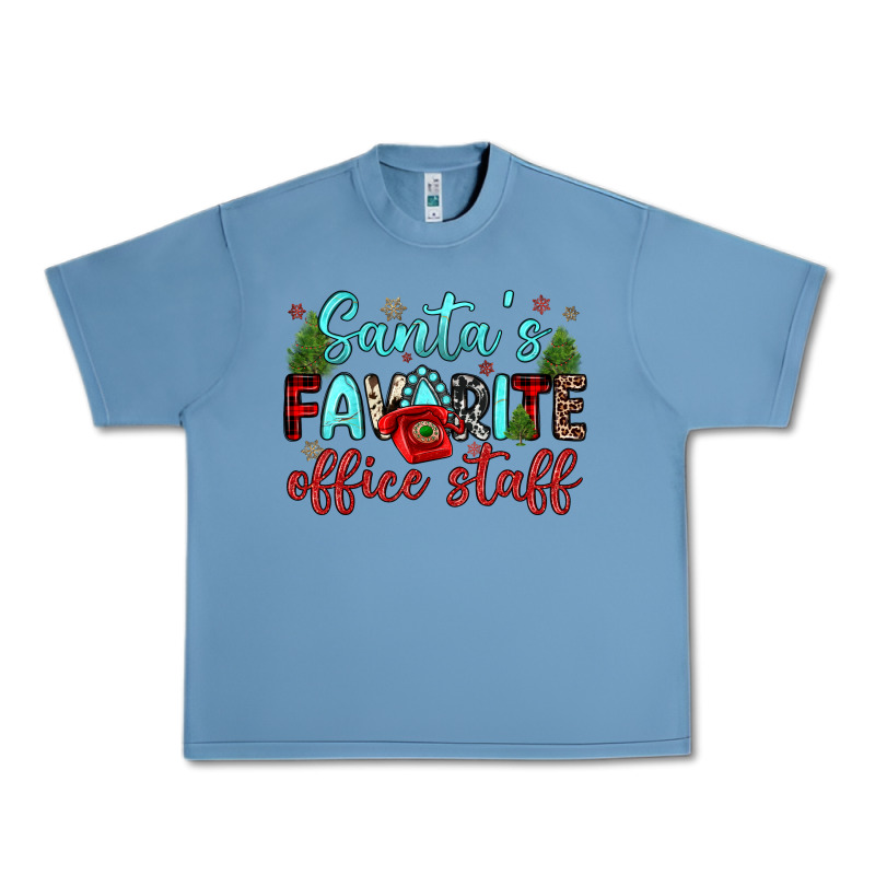 Santa S Favorite Office Staff Urban Heavy Tee by JahusDesignShop | Teevron
