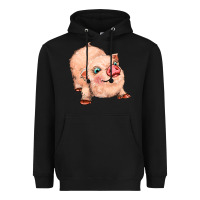Black pig Heavyweight Hoodie - MaliasSmallBusiness