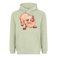 Matcha pig Heavyweight Hoodie - MaliasSmallBusiness