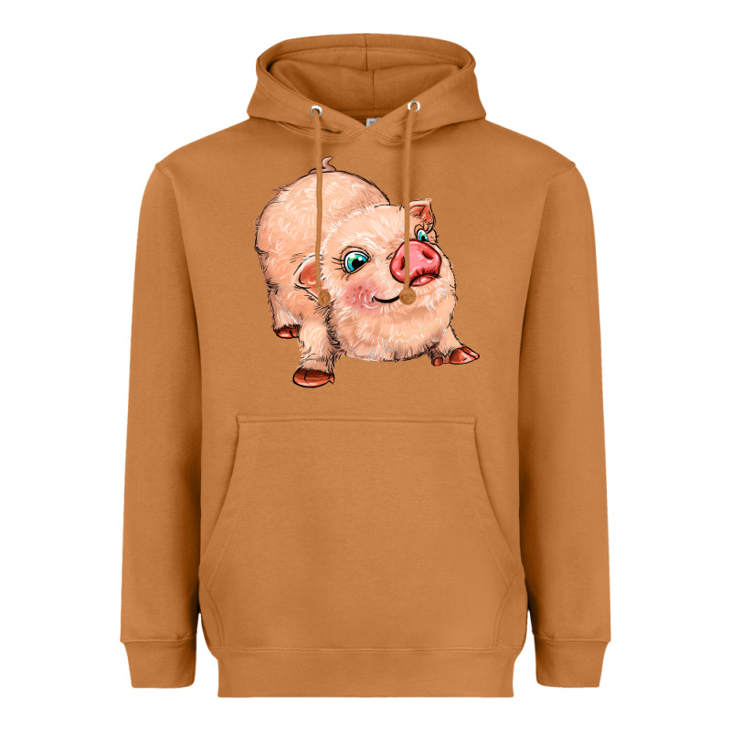 Pig Heavyweight Hoodie by MaliasSmallBusiness | Teevron