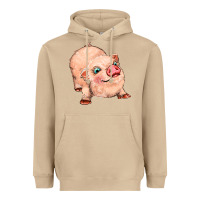 Mushroom pig Heavyweight Hoodie - MaliasSmallBusiness
