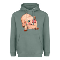 Sage pig Heavyweight Hoodie - MaliasSmallBusiness