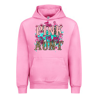 Fuchsia Pink The pink is for my Aunt Cancer Awareness Urban Hoodie - HowdyJamesFarm