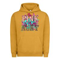 Pigment Peanut Butter The pink is for my Aunt Cancer Awareness Urban Hoodie - HowdyJamesFarm