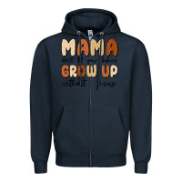 Navy mama dont let your babies grow up without jesus Zipper Hoodie - MaliasSmallBusiness