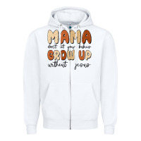 White mama dont let your babies grow up without jesus Zipper Hoodie - MaliasSmallBusiness