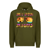 Army Green hot mom summer Premium Hoodie - BarkalooDesign