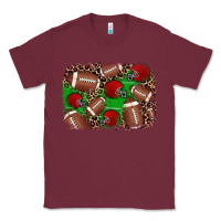 Burgundy american football helmet background Classic Tee - JahusDesignShop