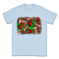 Dusty Blue american football helmet background Classic Tee - JahusDesignShop