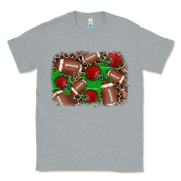 Heather Grey american football helmet background Classic Tee - JahusDesignShop