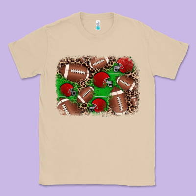 American Football Helmet Background Classic Tee Designed By Jahusdesignshop